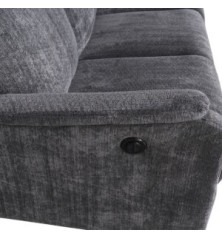 SOFA 3 PL. MOD. NOLIA RELAX ELECTRICO C/ GRIS