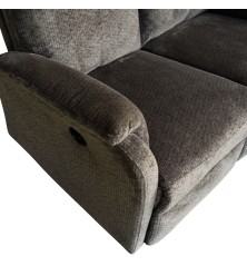 SOFA 2 PL. MOD. NOLIA RELAX ELECTRICO C/ GRIS