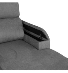 CHAISELONGUE MOD. ANAIS  TELA C/ GRIS