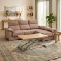 CHAISELONGUE MOD. SEGOVINA TELA C/ BEIGE OSCURO CHAISELONGUE MOD. SEGOVINA TELA C/ BEIGE OSCURO