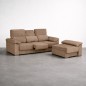CHAISELONGUE MOD. SEGOVINA TELA C/ BEIGE OSCURO CHAISELONGUE MOD. SEGOVINA TELA C/ BEIGE OSCURO