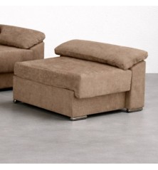 CHAISELONGUE MOD. SEGOVINA TELA C/ BEIGE OSCURO