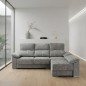 CHAISELONGUE MOD. SEGOVINA TELA C/ GRIS CHAISELONGUE MOD. SEGOVINA TELA C/ GRIS