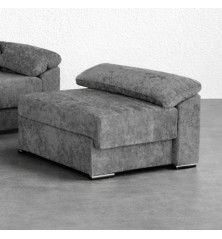 CHAISELONGUE MOD. SEGOVINA TELA C/ GRIS