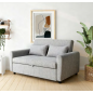 SOFA CAMA MOD. LUCAS TELA C/ GRIS