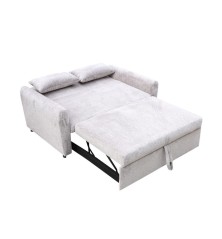 SOFA CAMA MOD. LUCAS TELA C/ GRIS