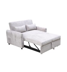 SOFA CAMA MOD. LUCAS TELA C/ GRIS