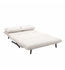 SOFA CAMA MOD. IRAT TELA C/ BEIGE Y GRIS OSCURO