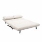 SOFA CAMA MOD. IRAT TELA C/ BEIGE Y GRIS OSCURO
