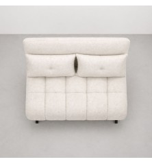 SOFA CAMA MOD. IRAT TELA C/ BEIGE Y GRIS OSCURO