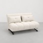SOFA CAMA MOD. IRAT TELA C/ BEIGE Y GRIS OSCURO
