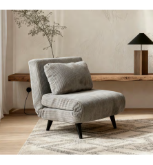 SILLON CAMA MOD. TIANA TELA C/ AZUL Y BEIGE