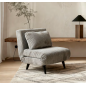 SILLON CAMA MOD. TIANA TELA C/ AZUL Y BEIGE SILLON CAMA MOD. TIANA TELA C/ AZUL Y BEIGE