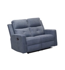 SOFA 2 PL. MOD. ENEKO RELAX MANUAL C/ GRIS Y MARRON