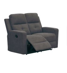 SOFA 2 PL. MOD. ENEKO RELAX MANUAL C/ GRIS Y MARRON
