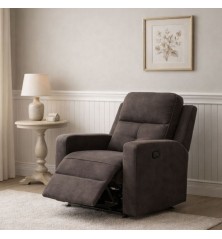SILLON MOD. ENEKO RELAX MANUAL C/ GRIS Y MARRON