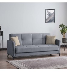 SOFA CAMA MOD. CLARISA TELA C/ GRIS Y MARRON