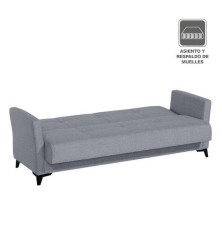 SOFA CAMA MOD. CLARISA TELA C/ GRIS Y MARRON