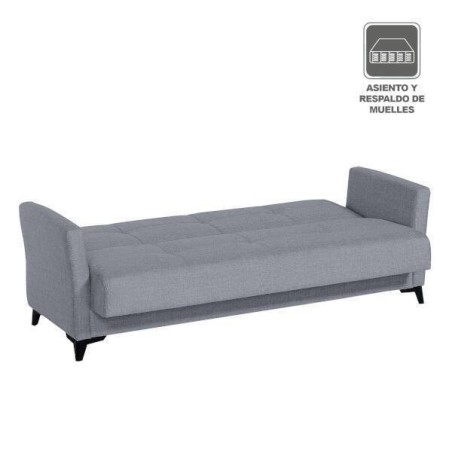 SOFA CAMA MOD. CLARISA TELA C/ GRIS  Y MARRON