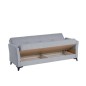 SOFA CAMA MOD. CLARISA TELA C/ GRIS Y MARRON SOFA CAMA MOD. CLARISA TELA C/ GRIS Y MARRON