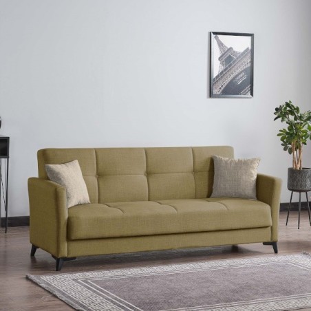 SOFA CAMA MOD. CLARISA TELA C/ VERDE
