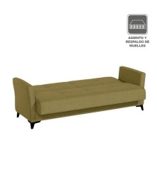 SOFA CAMA MOD. CLARISA TELA C/ VERDE