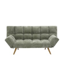 SOFA CAMA MOD. VERA TELA C/ GRIS Y VERDE