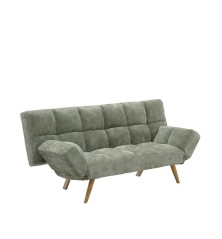 SOFA CAMA MOD. VERA TELA C/ GRIS Y VERDE