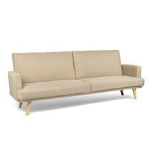 SOFA CAMA MOD. LUANCA C/ BEIGE CON BRAZOS