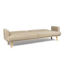 SOFA CAMA MOD. LUANCA C/ BEIGE CON BRAZOS