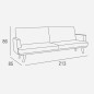SOFA CAMA MOD. LUANCA C/ BEIGE CON BRAZOS SOFA CAMA MOD. LUANCA C/ BEIGE CON BRAZOS