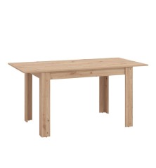 MESA COMEDOR EXTENSIBLE MOD. NORA C/ ROBLE ARTISAN 120/160*80 CM