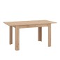 MESA COMEDOR EXTENSIBLE MOD. NORA C/ ROBLE ARTISAN 120/160*80 CM
