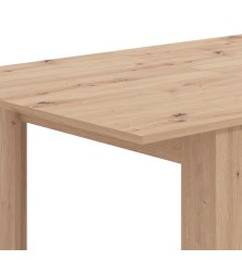MESA COMEDOR EXTENSIBLE MOD. NORA C/ ROBLE ARTISAN 120/160*80 CM