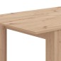 MESA COMEDOR EXTENSIBLE MOD. NORA C/ ROBLE ARTISAN 120/160*80 CM