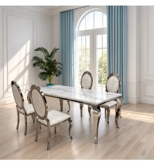 MESA COMEDOR MOD. RAMES 180 - SOBRE PIEDRA