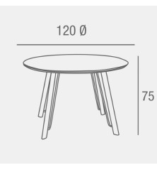 MESA COMEDOR MOD. AMIRA