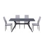 MESA COMEDOR FIJA MOD. STON 160X90X76 CM