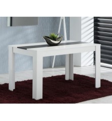 MESA COMEDOR MOD. DOMO BLANCO/NEGRO