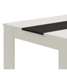 MESA COMEDOR MOD. DOMO BLANCO/NEGRO