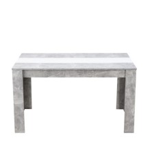 MESA COMEDOR MOD. DOMO CEMENTO/BLANCO