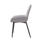 SILLA MOD. CARAKA TELA C/ GRIS, MARRON Y MOSTAZA - PATA NEGRA SILLA MOD. CARAKA TELA C/ GRIS, MARRON Y MOSTAZA - PATA NEGRA