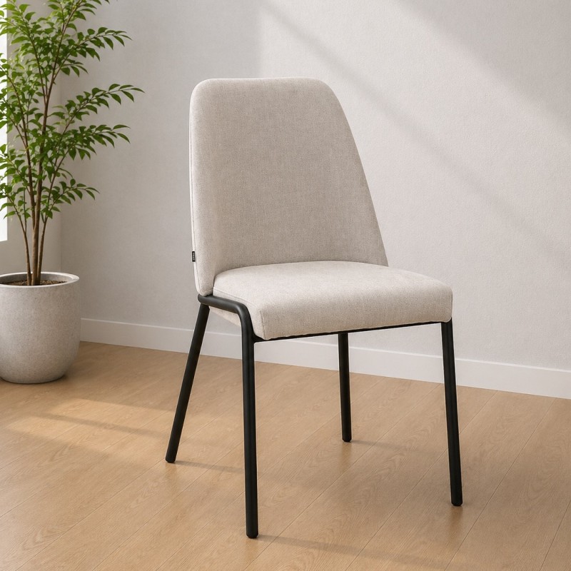 SILLA MOD. DURAN TELA C/ BEIGE, VERDE Y GRIS SILLA MOD. DURAN TELA C/ BEIGE, VERDE Y GRIS