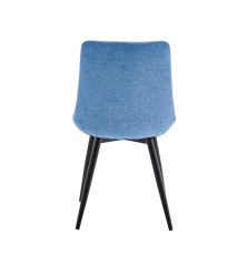 SILLA MOD. TAREK TELA C/ AZUL ,TEJA ,VERDE Y GRIS - PATA NEGRA