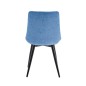 SILLA MOD. TAREK TELA C/ AZUL ,TEJA ,VERDE Y GRIS - PATA NEGRA SILLA MOD. TAREK TELA C/ AZUL ,TEJA ,VERDE Y GRIS - PATA NEGRA