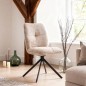 SILLA MOD. GALAN TELA C/ BEIGE Y GRIS - PATA NEGRA (GIRATORIA 360º) SE SIRVE EN CAJAS DE 4 UDS SILLA MOD. GALAN TELA C/ BEIGE Y GRIS - PATA NEGRA (GIRATORIA 360º) SE SIRVE EN CAJAS DE 4 UDS