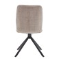 SILLA MOD. GALAN TELA C/ BEIGE Y GRIS - PATA NEGRA (GIRATORIA 360º) SE SIRVE EN CAJAS DE 4 UDS SILLA MOD. GALAN TELA C/ BEIGE Y GRIS - PATA NEGRA (GIRATORIA 360º) SE SIRVE EN CAJAS DE 4 UDS