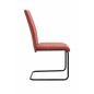 SILLA MOD. CLARA  PATA NEGRA TELA C/ CORAL SE SIRVE EN CAJAS DE 4 UDS