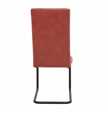 SILLA MOD. CLARA  PATA NEGRA TELA C/ CORAL SE SIRVE EN CAJAS DE 4 UDS
