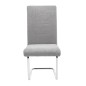 SILLA MOD. CLARA PATA CROMO TELA C/ GRIS. SE SIRVE EN CAJAS DE 4 UDS SILLA MOD. CLARA PATA CROMO TELA C/ GRIS. SE SIRVE EN CAJAS DE 4 UDS